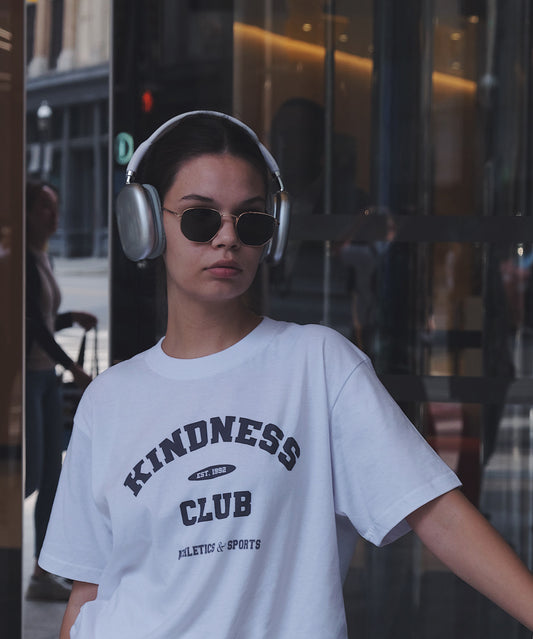 Kindness Club T-shirt - white