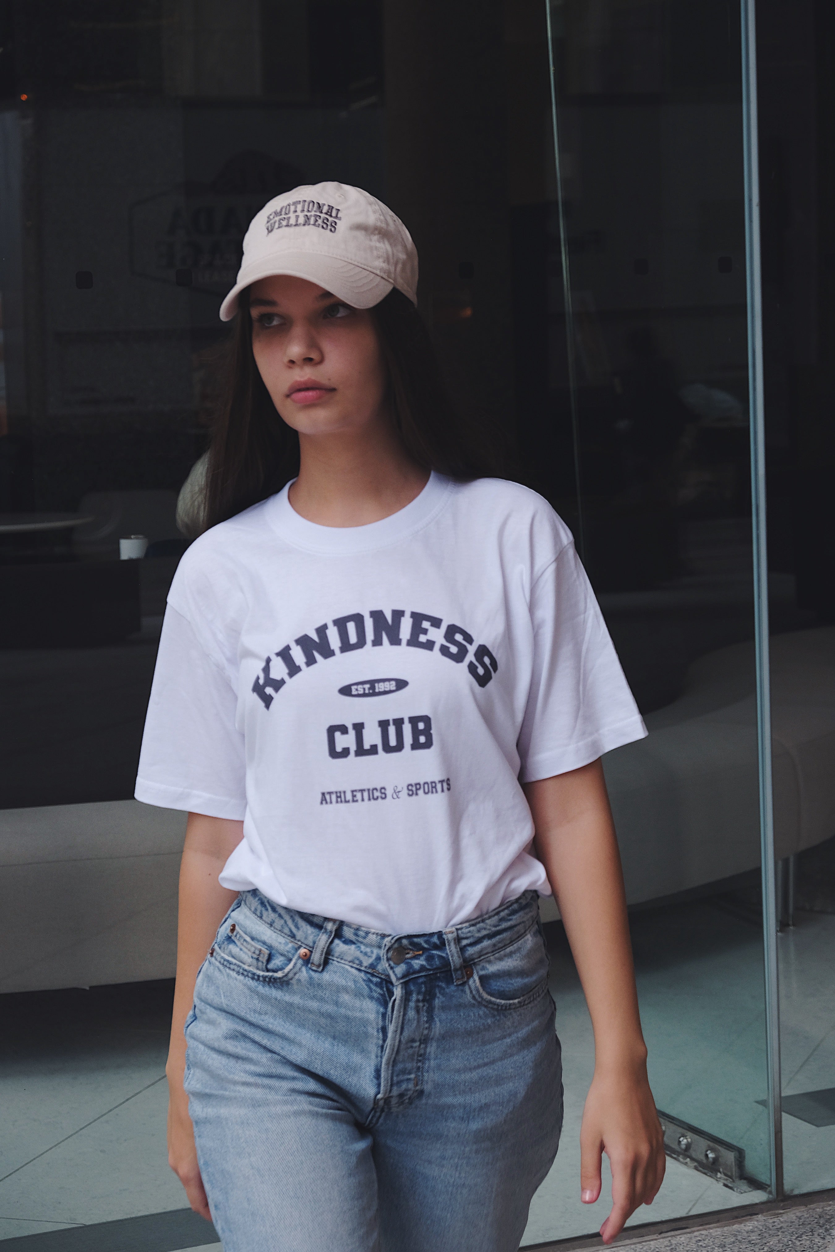 Kindness Club T-shirt - white