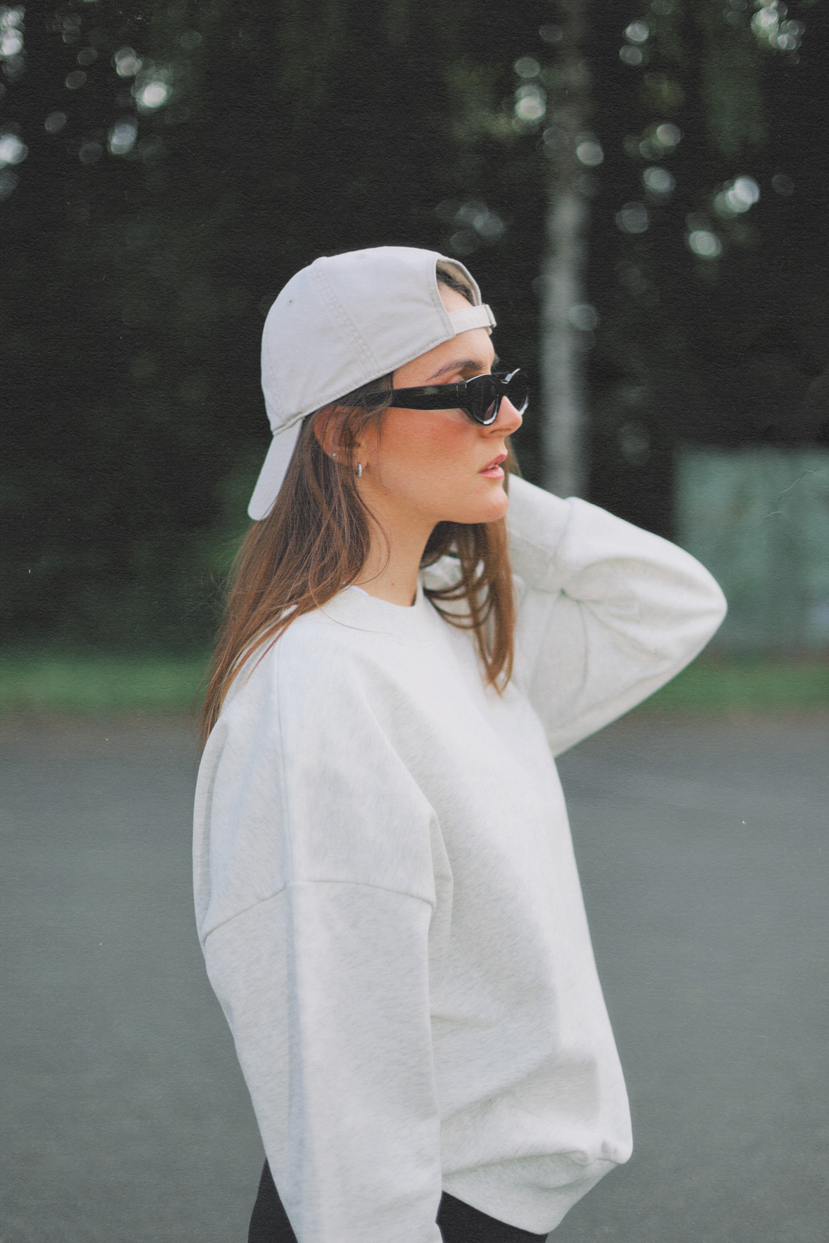 Oversized Sweatshirt - light grey